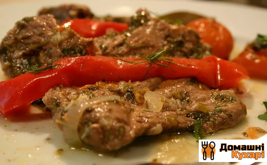 Смажена яловичина з помідорами чері по-іспанськи - фото крок 5