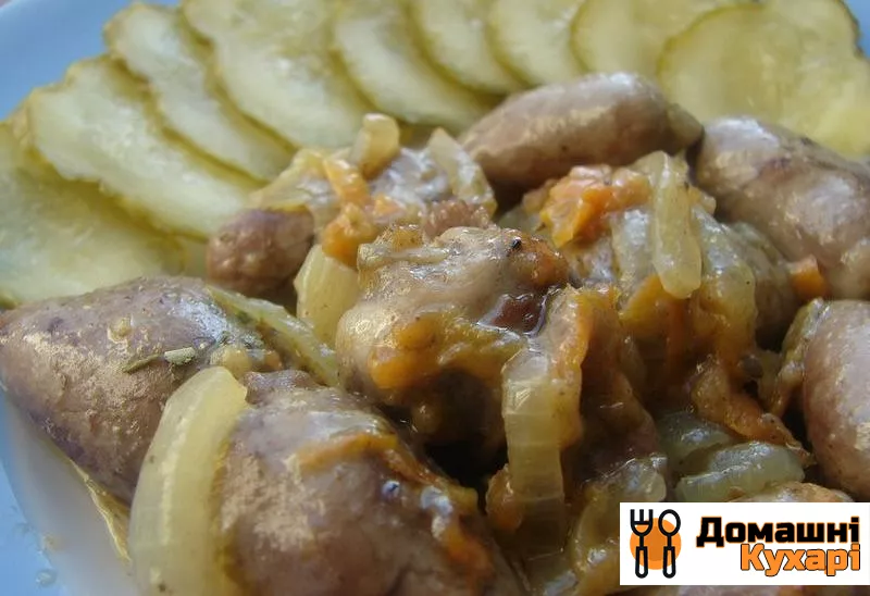 Смажені курячі сердечка - фото крок 5