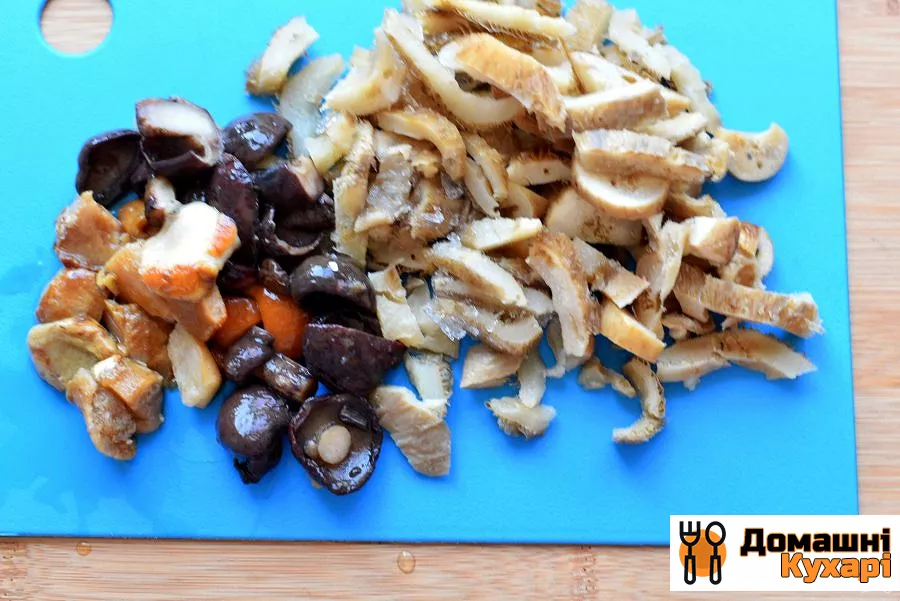 Печеня з лісовими грибами 
