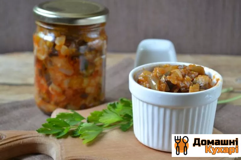 Кабачково-баклажанная ікра на зиму
