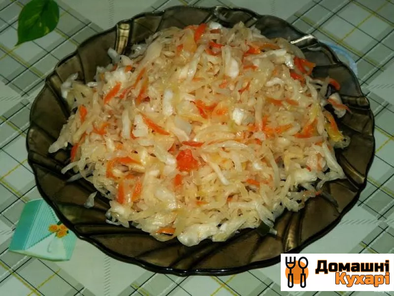 Капуста з медом на зиму