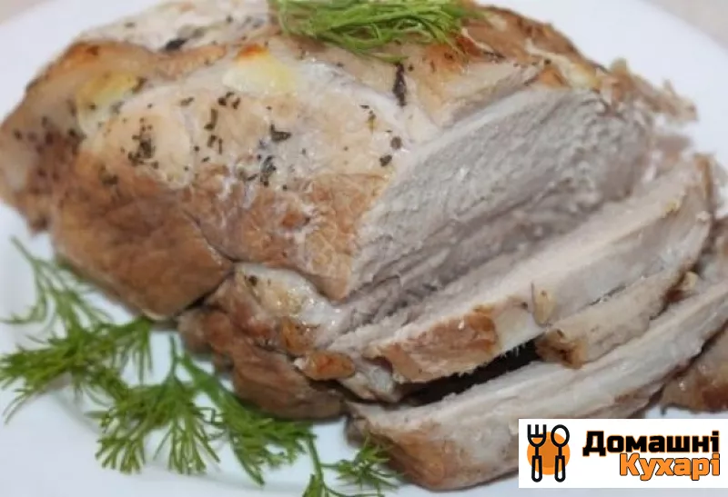 Мясо куском в духовке