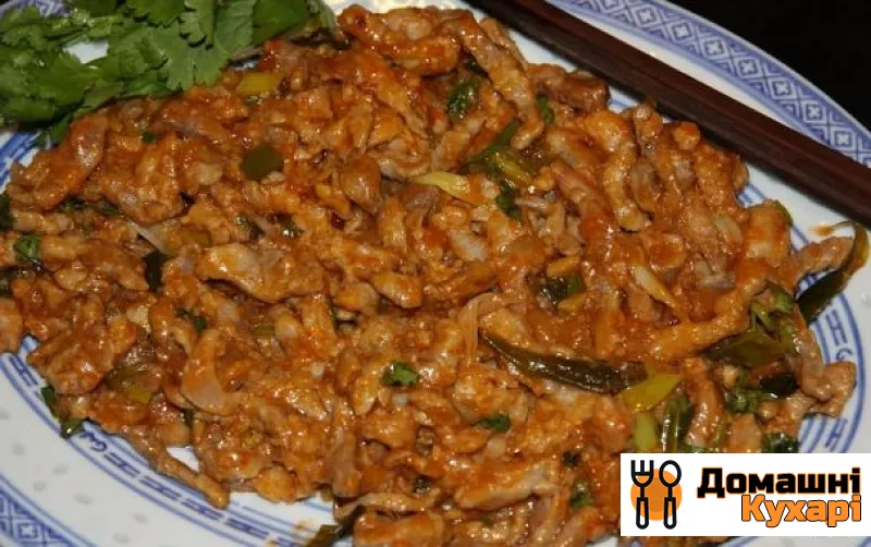 М'ясо під кисло-солодким соусом