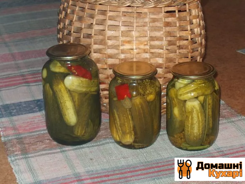 Огірки консервовані хрусткі