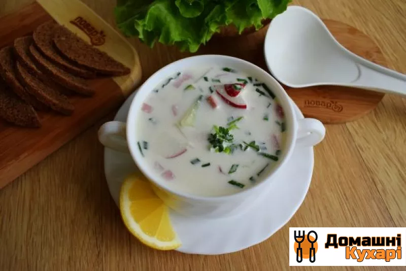 Окрошка на майонезі