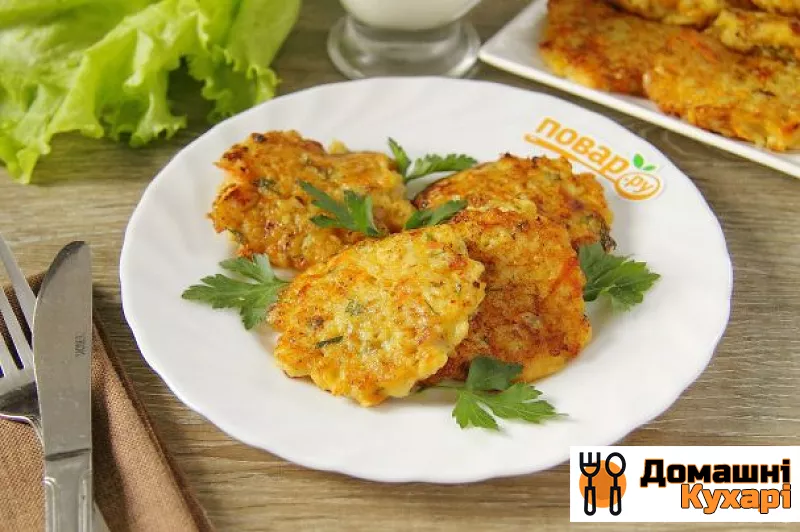Оладки з кальмарами