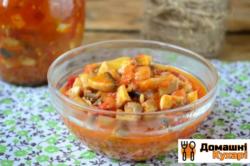 Овочева ікра з грибами на зиму